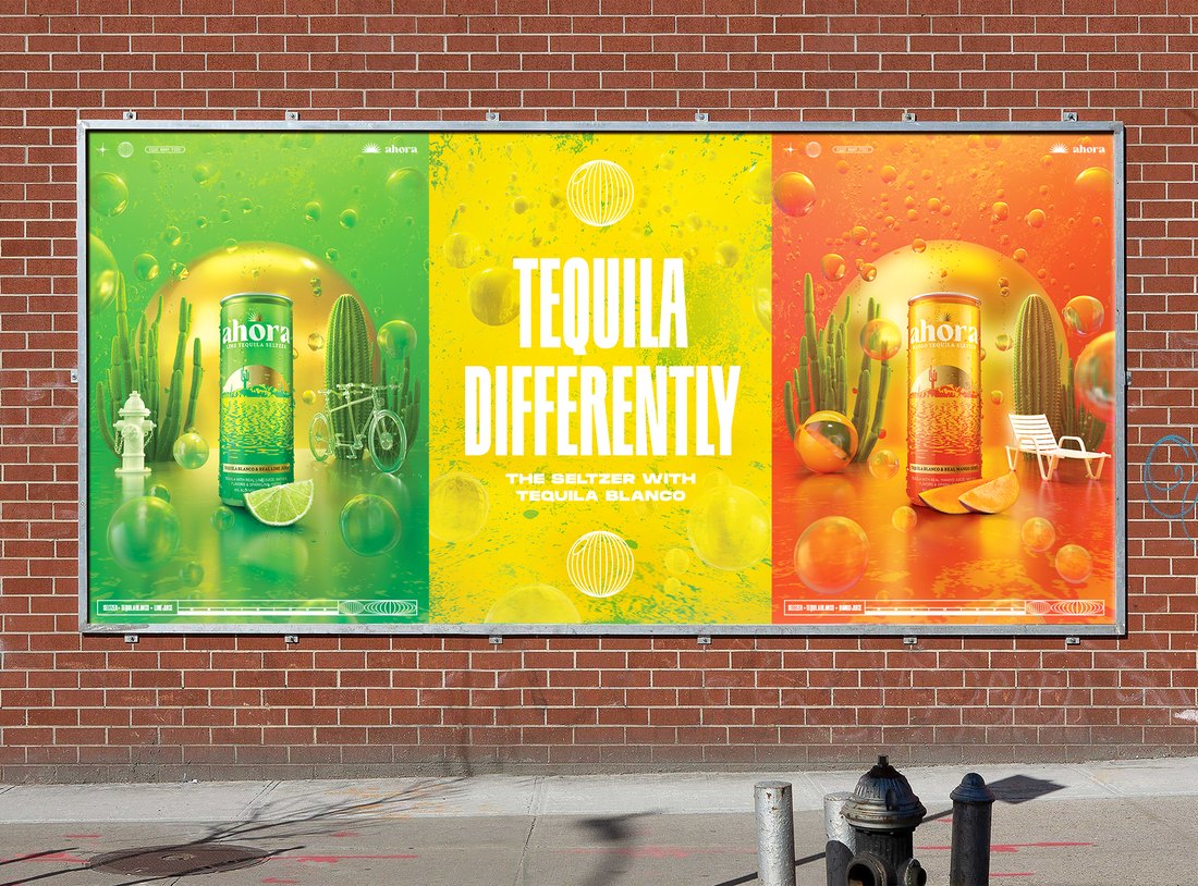 Ahora tequila seltzer campaign