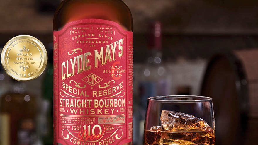 Clyde May&rsquo;s bourbon campaign