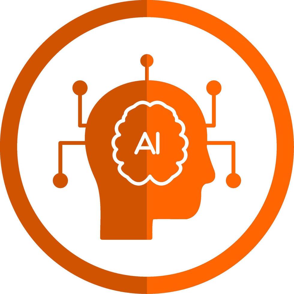 AI brain with connected nodes illustration.